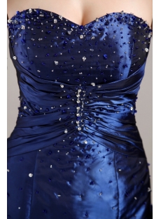 Sweetheart Mermaid Quinceanera Dresses 2013 Blue IMG_3428