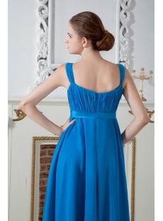 Teal Blue Scoop Modest Cheap Bridesmaid Dresses Online IMG_1831