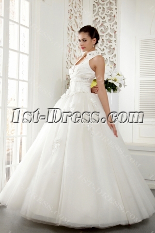 Brilliant 2013 Ball Gown Dress with High Neckline IMG_5469