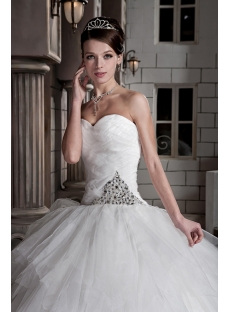 2013 Modest Ball Gown Wedding Dresses GG1092