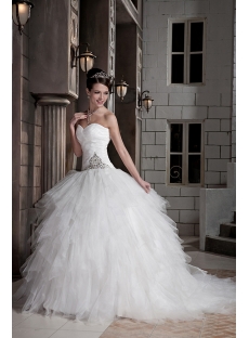 2013 Modest Ball Gown Wedding Dresses GG1092