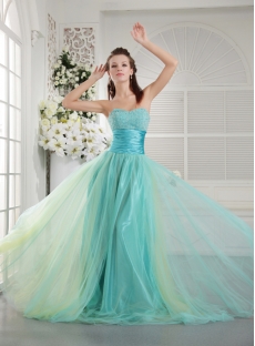 Beaded Sweetheart Colorful Quinceanera Dress IMG_9770
