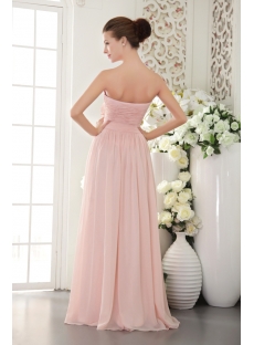 Beautiful Chiffon Pearl Pink Prom Gown 2012 IMG_9518