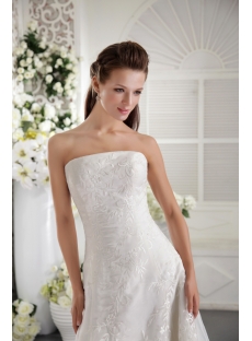 Cheap Long Simple Embroidery Wedding Dress IMG_0027