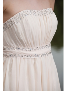 Cheap Strapless Romantic Beach Bridal Gowns IMG_7746