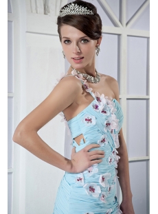 Colorful Short Sweet 16 Dress with Detachable Train GG1022