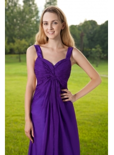 Crossed Straps Long Purple Sexy Prom Dress IMG_8368