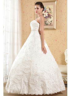 Exclusive Ball Gown Wedding Dresses with Lace IMG_5545