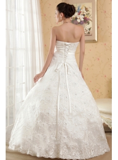 Exclusive Ball Gown Wedding Dresses with Lace IMG_5545