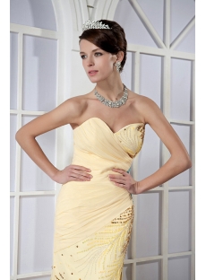 Exclusive Yellow Long Prom Dress 2013 Sale GG1026