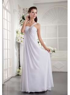 Floor Length Backless Bridal Gown for Beach IMG_9986