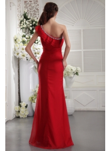 Glamorous Red One Shoulder Long Prom Dress 2013 IMG_9976