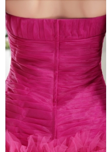 Haute Hot Pink Long Sweet 16 Dress IMG_9925