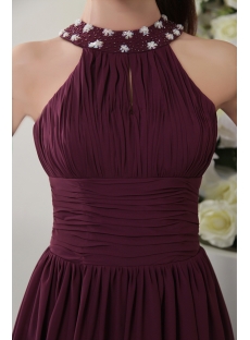 Jewel Cheap Short Grape Purple Bridesmaid Dresses IMG_0107