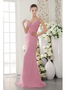 Lilac Deep V-Neckline Long Ball Gown for 2013 IMG_9536