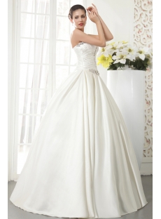 Noble Satin Winter Wedding Dress with Corset IMG_5521
