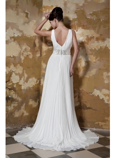 Pleat Simple Plus Size Wedding Dresses Atlanta GG1097