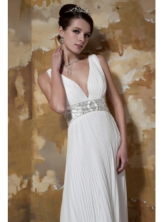 Pleat Simple Plus Size Wedding Dresses Atlanta GG1097
