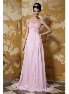 Pretty in Pink Prom Gown with Shawl GG1038