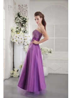 Purple Long Perfect Quinceanera Dress Discount IMG_9812