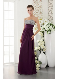 Spark Purple Formal Long Evening Dresses IMG_9580