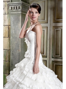 Strapless Luxurious Bridal Gown with Drop Waist GG1086