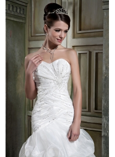 Strapless Romantic Elegant Wedding Gown Dress GG1079