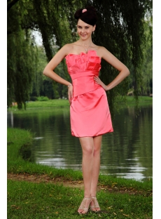 Stunning Strapless Mini Sweet 16 Gown IMG_0890