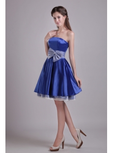 Sweet Royal Blue Short Homecoming Dress 0930