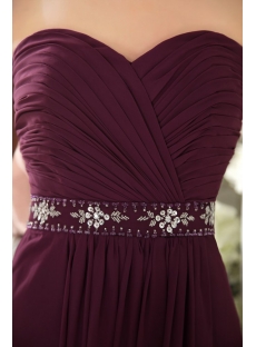 Sweetheart Grape Plus Size Evening Dress with Chiffon IMG_9573