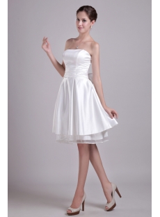 White Inexpensive Homecoming Dresses Short 0968