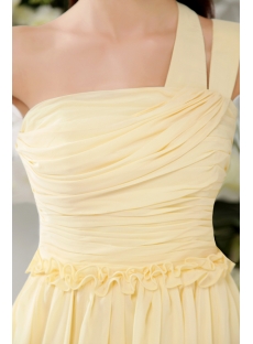 Yellow Pretty Junior Short Prom Dresses IMG_0239