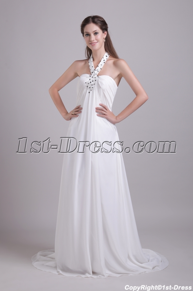 Halter Strapless Pregnant Wedding Dresses Cheap 0802 1st Dress Com
