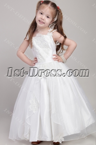 Inexpensive Princess Flower Girl Dresses 2041