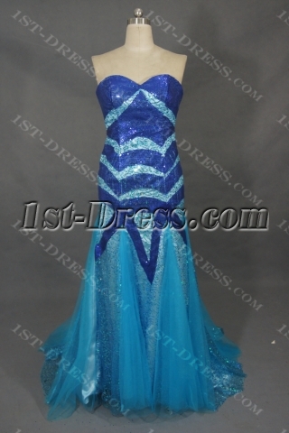 Mermaid Sweetheart Floor-Length Satin Tulle Prom Dress With Beading 02021