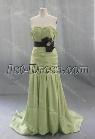Mermaid Taffeta Prom Dress With Ruffle Beading Sequins 03532