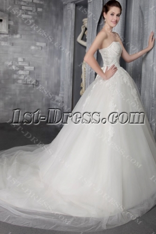 Off White 2014 Spring Cinderella Bridal Gown 2572