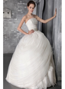 2013 Ball Gown Wedding Dresses Ivory 2813
