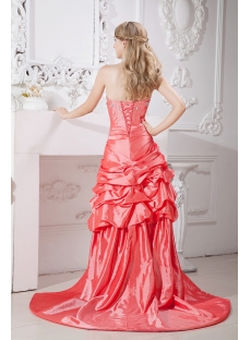 2013 Best Quinceanera Dress with Train