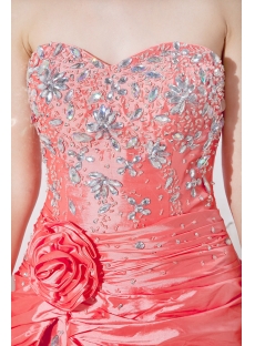 2013 Best Quinceanera Dress with Train