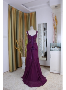 A-Line Ankle-Length Chiffon Elastic Silk-like Satin Tulle Mother of The Bride Dress 5383