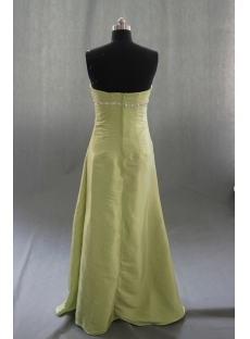A-Line Strapless Sweetheart Floor-Length Elastic Taffeta Prom Dress 04944