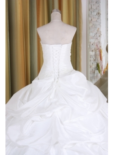 Ball Gown Princess Strapless Floor-Length Taffeta Bridal Gowns 5319