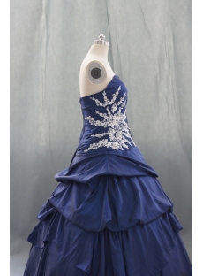 Ball Gown Princess Strapless Sweetheart Floor-Length Taffeta Quinceanera Dress 06409
