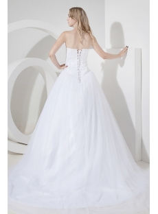 Basque Elegant Sweetheart Bridal Gowns