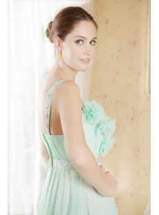Beautiful Sage Straps Maternity Prom Dress Cheap