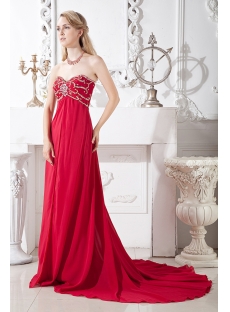 Burgundy Empire Prom Dress under 200 for Plus Size