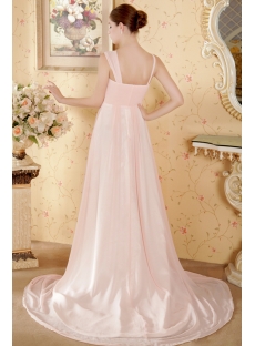 Cheap Romantic Dusty Rose Evening Dress for Plus Size
