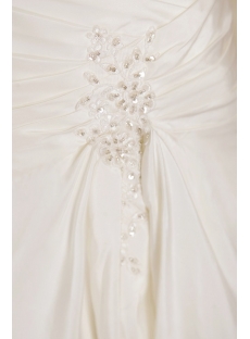 Cheap Strapless Taffeta Princess Vintage Bridal Gown