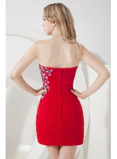 Chic Little Red Cocktail Dress